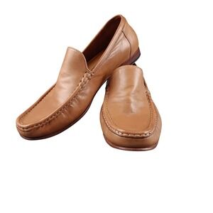 Cole Haan Mens Leather Loafers Slip On Dress Shoes Comfort Tan Size 10M